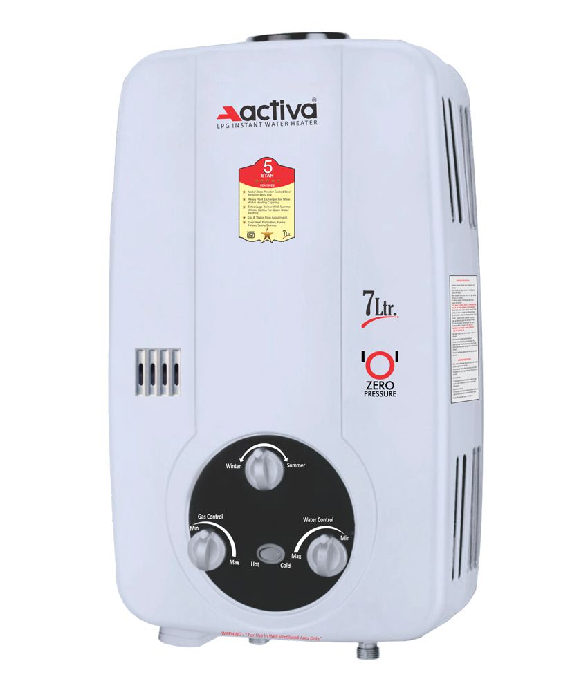 Activa 7 LTR. LPG Water Heater INVA Gold super