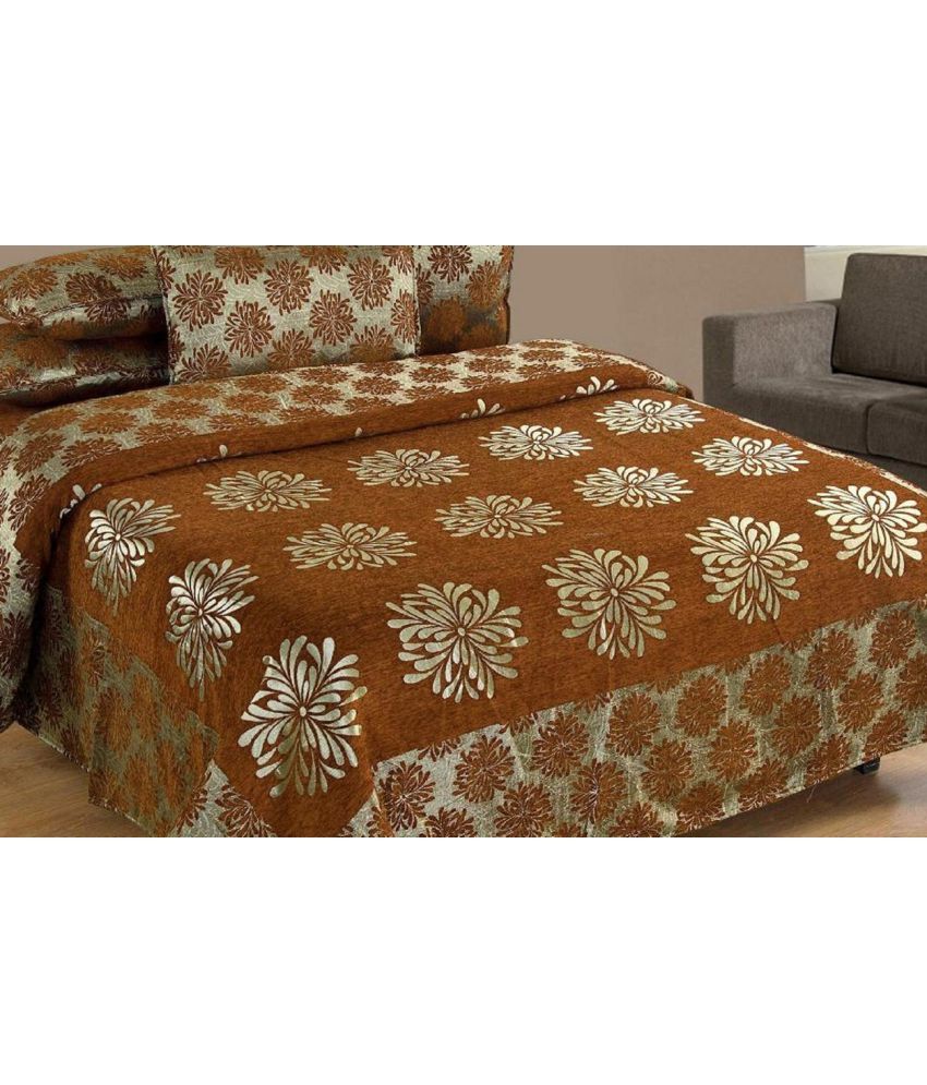 TenTwo Velvet Double Bedsheet with 2 Pillow Covers Buy TenTwo Velvet