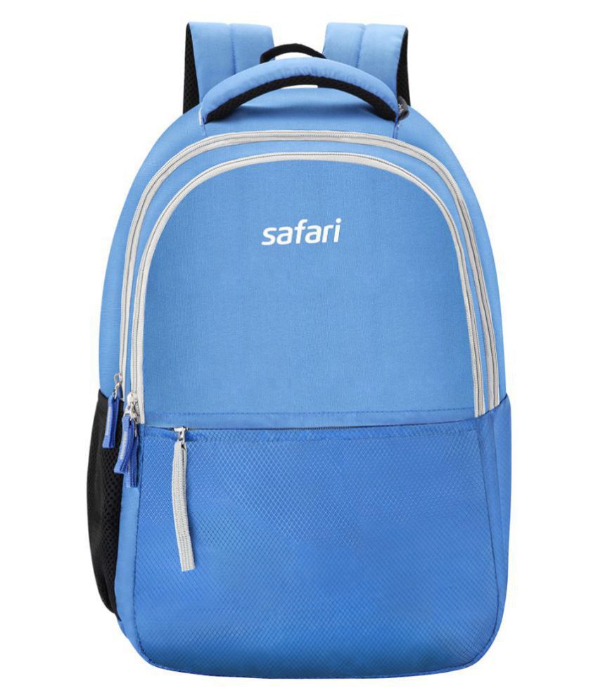 Safari Branded  Backpack  Laptop Bag College Bags Blue Split 