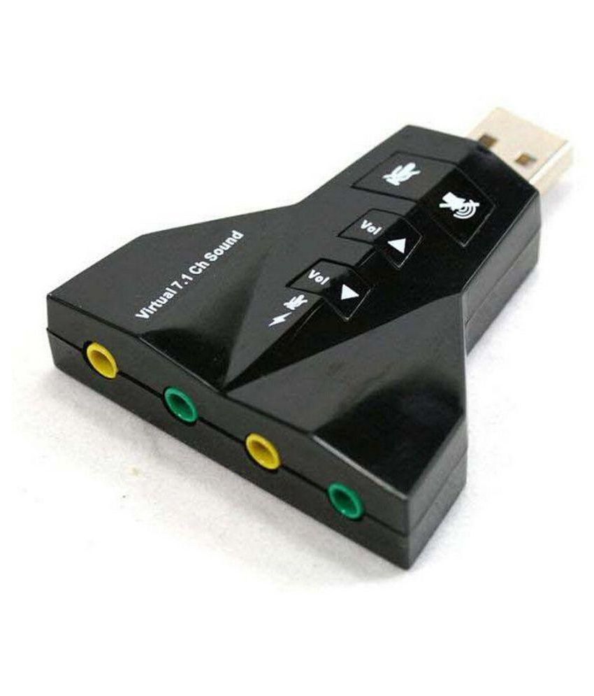 Storite Sound Card (Virtual 7.1 Dual USB Sound card) 1 Year Warranty