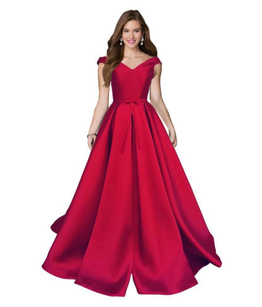 Satin Red Gown Online Hotsell, UP TO 56 ...