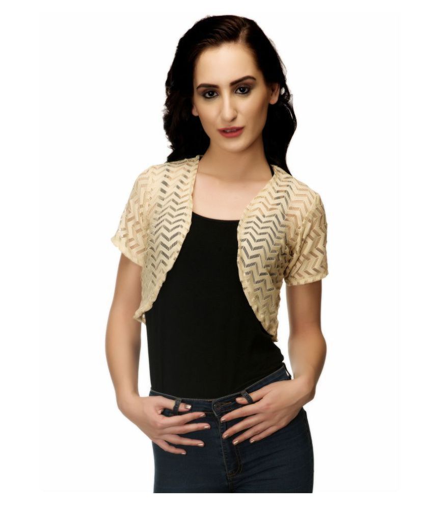 Buy Adyuth Net Shrugs Beige Online at Best Prices in India Snapdeal