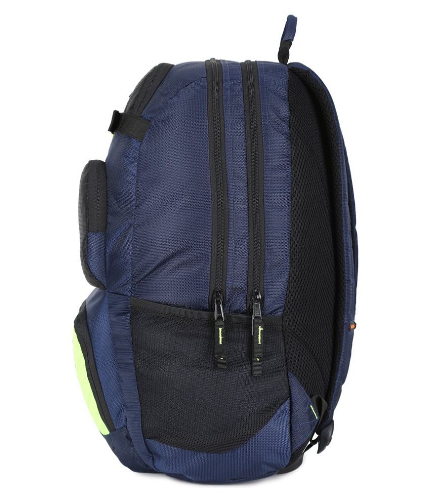 fastrack unisex navy blue solid backpack