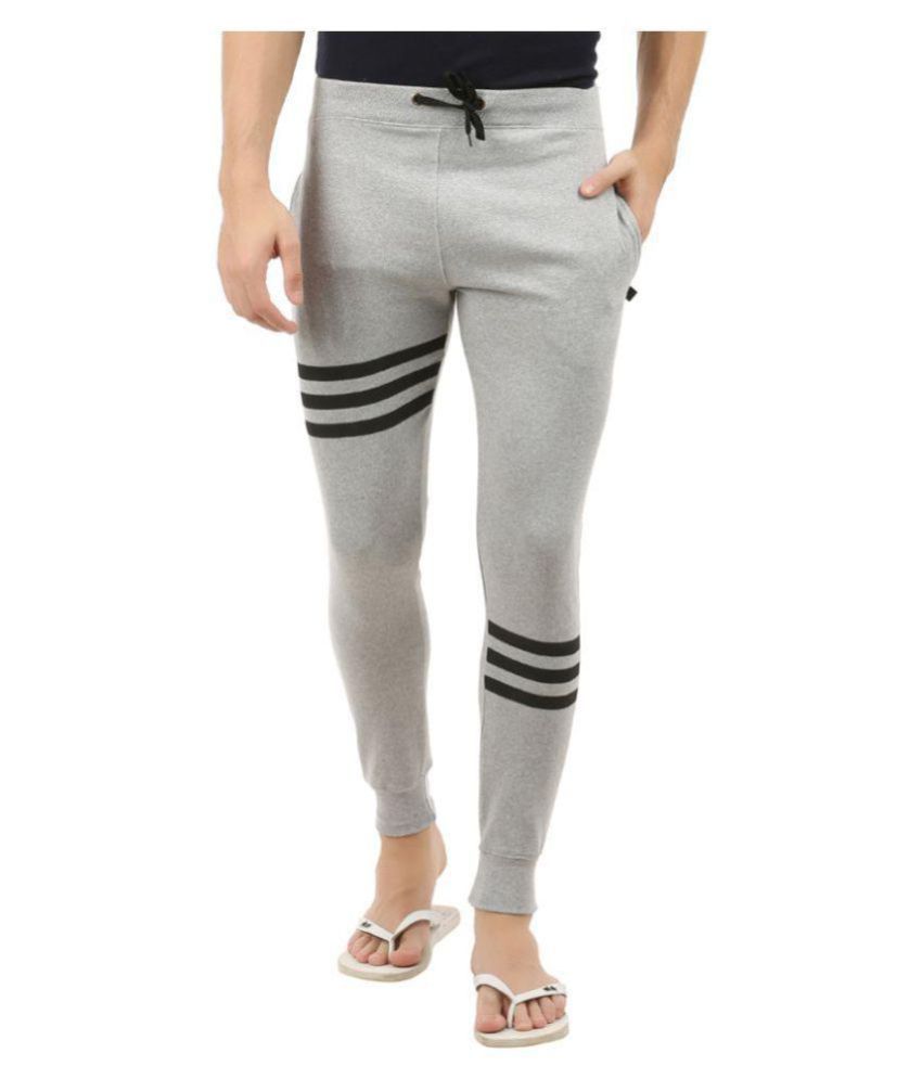 mens grey fleece joggers