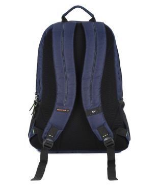 fastrack unisex navy blue solid backpack