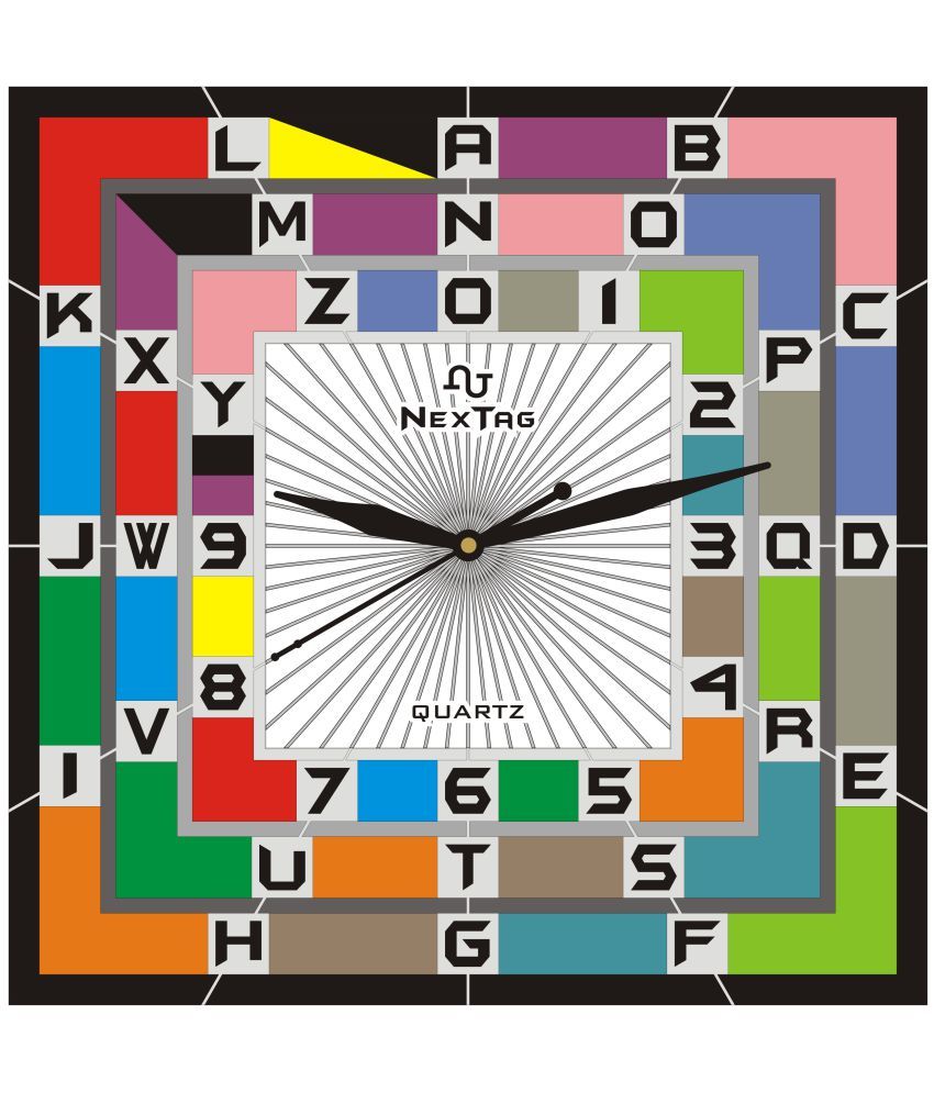 NEXTAG Square Analog Wall Clock NTSQ00101 28 Pack of 1 Buy NEXTAG