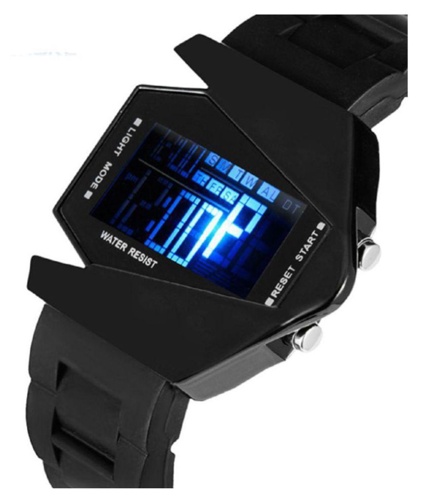 jm black smart watch