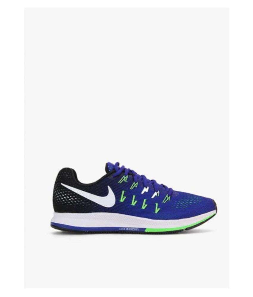 nike air zoom 33 pegasus navy training shoes