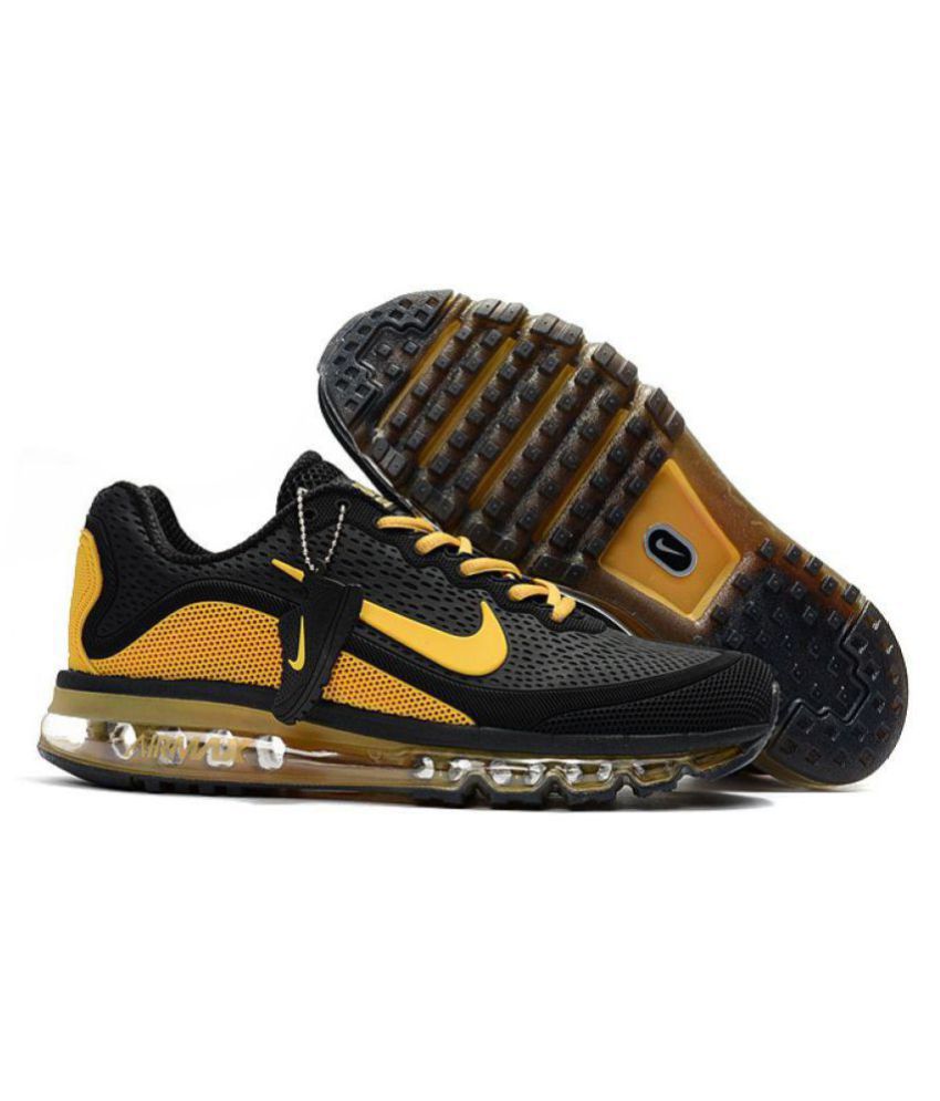 Nike Airmax 2017.5 Gold Running Shoes 