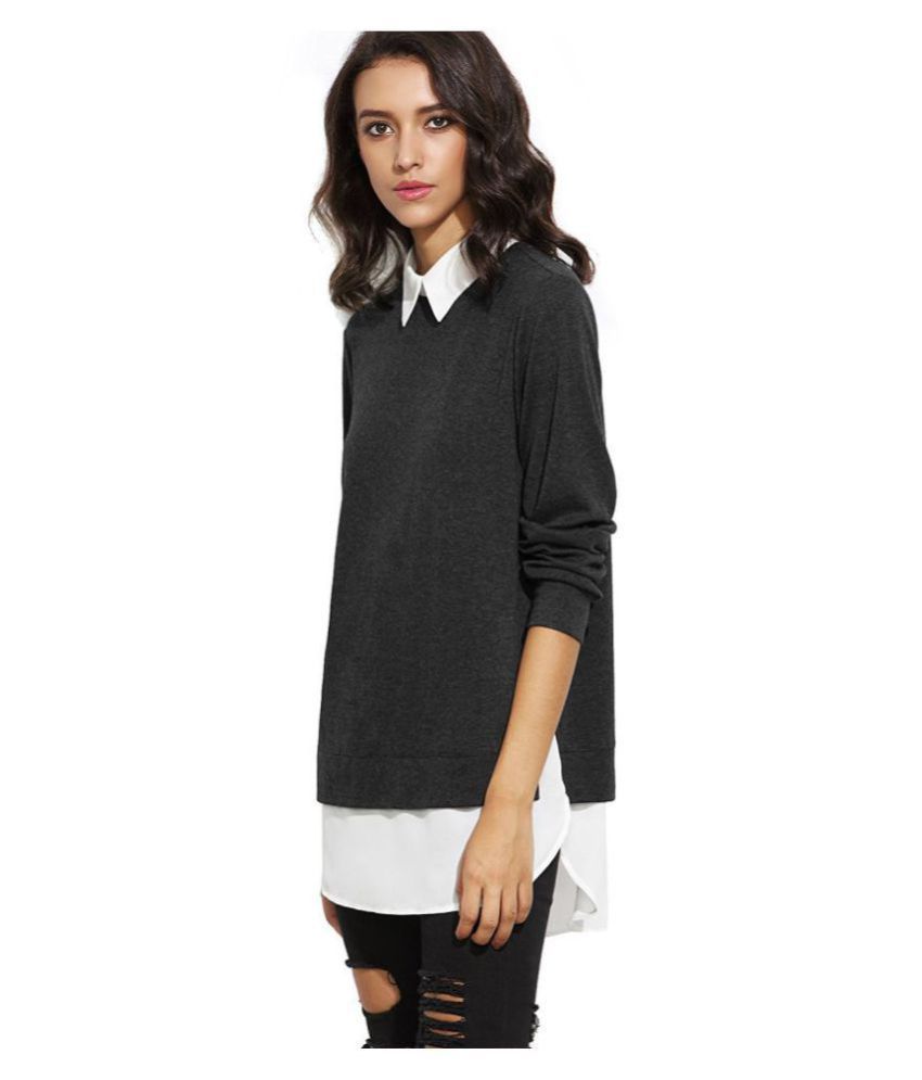 Buy Khhalisi Fleece Black Non Hooded 