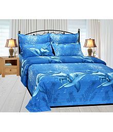 Polly Cotton Bed Sheets Online At Best Quick View