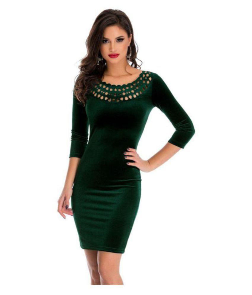 bodycon green