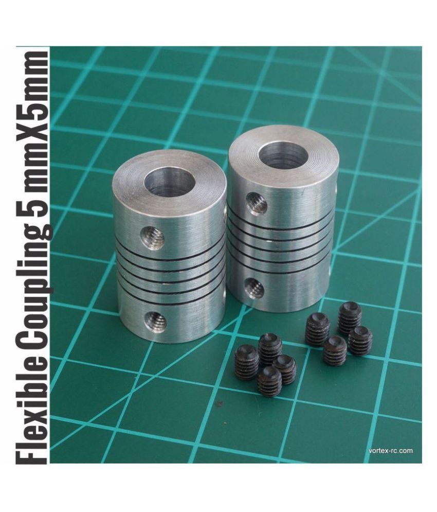 Aluminium Flexible Coupling Coupler Helical Shaft Couplings 5mm*5mm