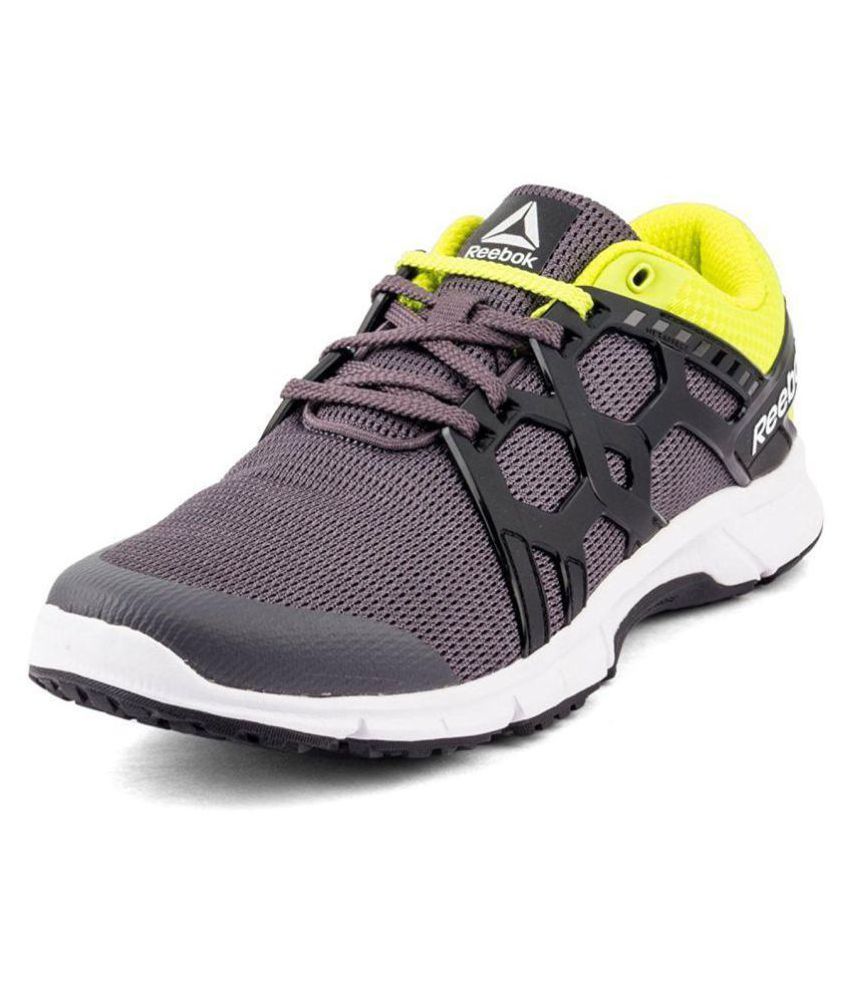 reebok running shoes grey