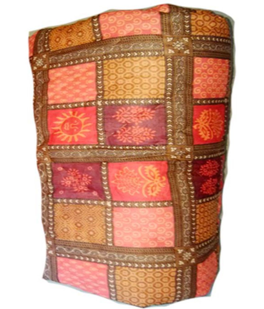 jaipuri bedsheet Single Cotton Multi Contemporary Quilt Coordinated