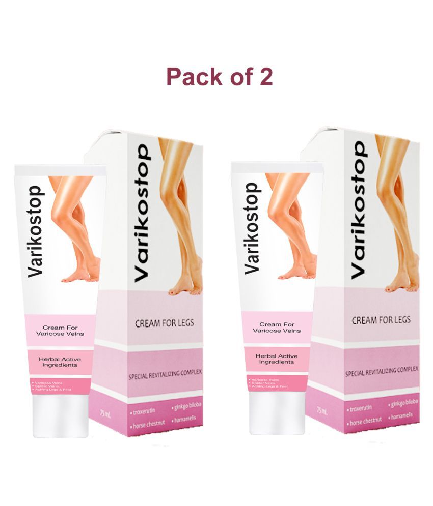 Shivalik Herbals Varikostop Cream Cure Varicose Veins Softgel 100 gm