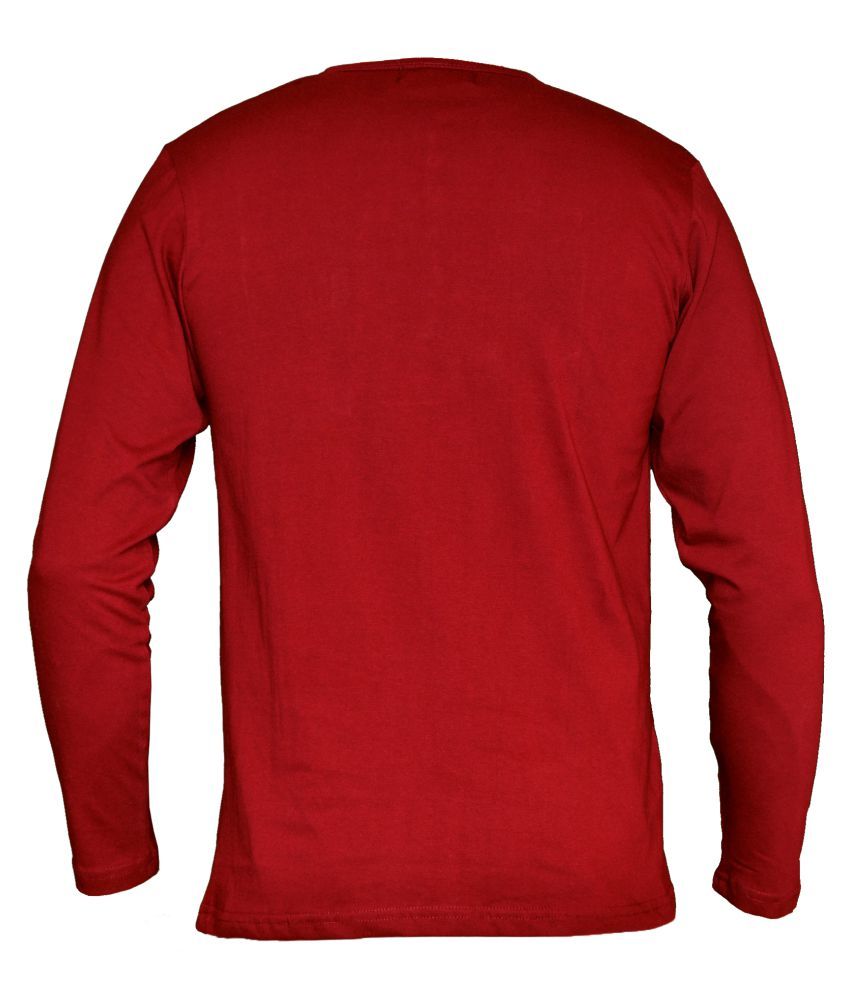 maroon henley t shirt