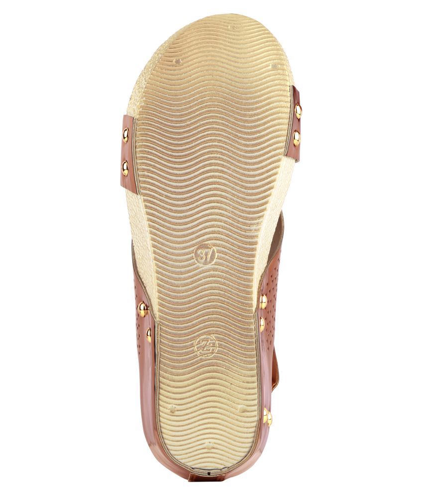 red wedges with ankle strap