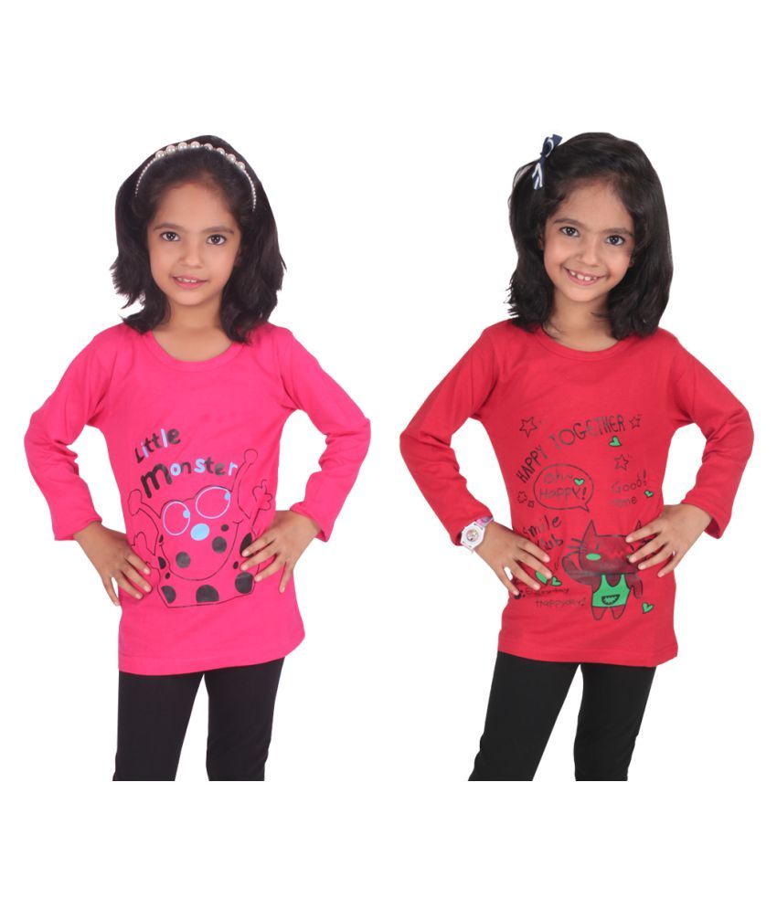     			Fasha Girls 100% Cotton Tops ( Multi )