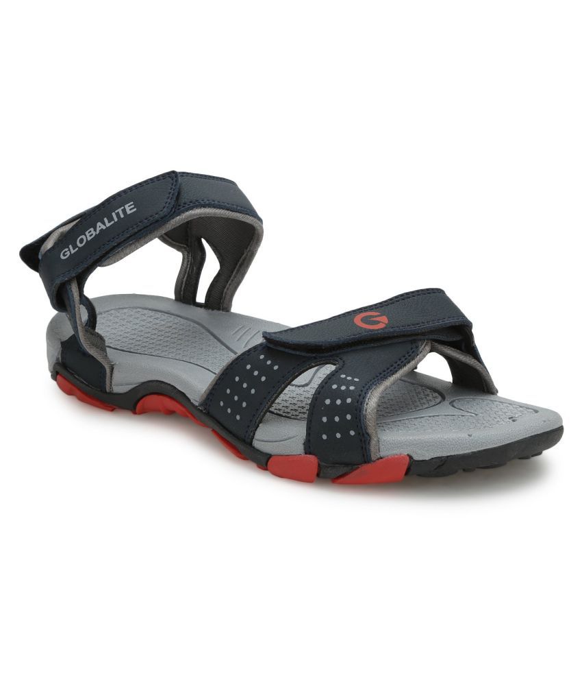 Globalite Men's Sandal & Floaters Albert Gray Sandals - Buy Globalite ...