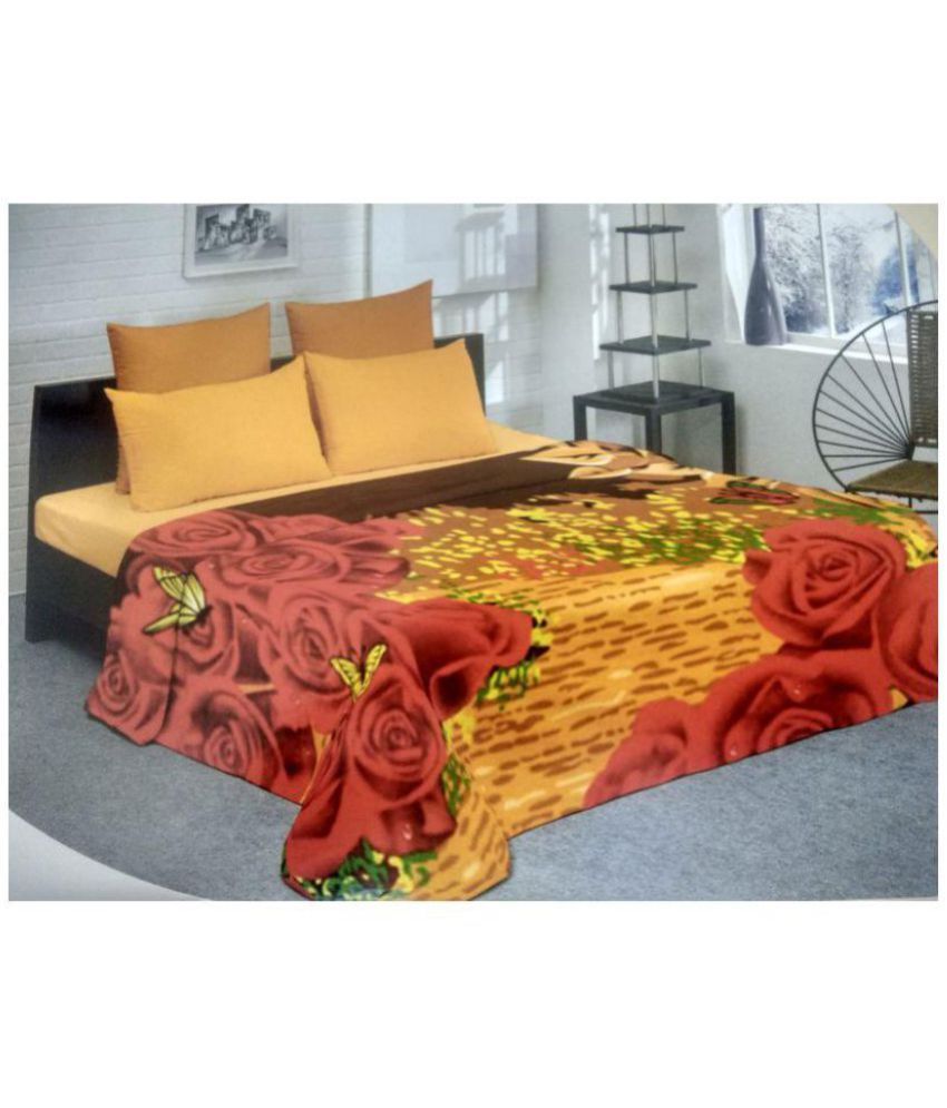 Raymond Double Wool Blend Floral Blanket Buy Raymond Double Wool Blend Floral Blanket Online