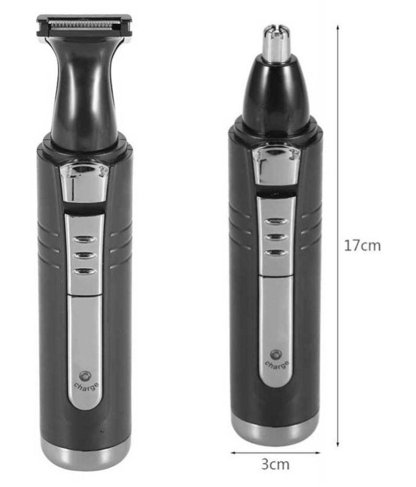 SJ 2in1 Rechargeable Ear Clipper Nose Trimmer ( Black ) Buy SJ 2in1