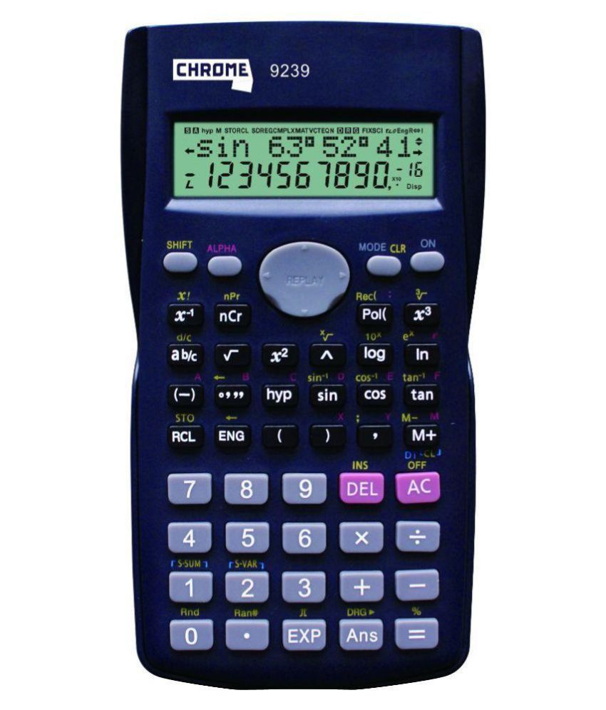     			Chrome CC-82MS 9239 2 Line Display Scientific Calculator