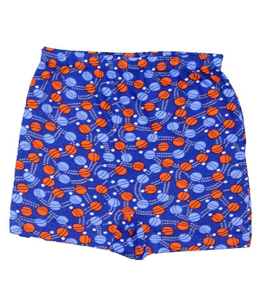 Esteem Brand Girls 3striped And Printed Cotton Panty Drawer Pack