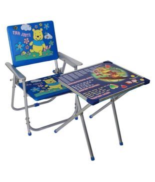Multipurpose Small Study Table Chair Multi Color
