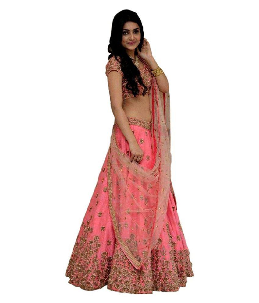 pink lehenga snapdeal