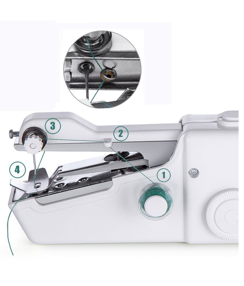 Cordless Electric Mini Sewing Machine Handheld Handy Stitch Machine