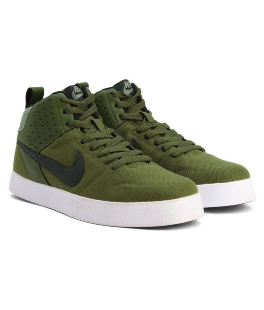 nike liteforce iii green sneakers