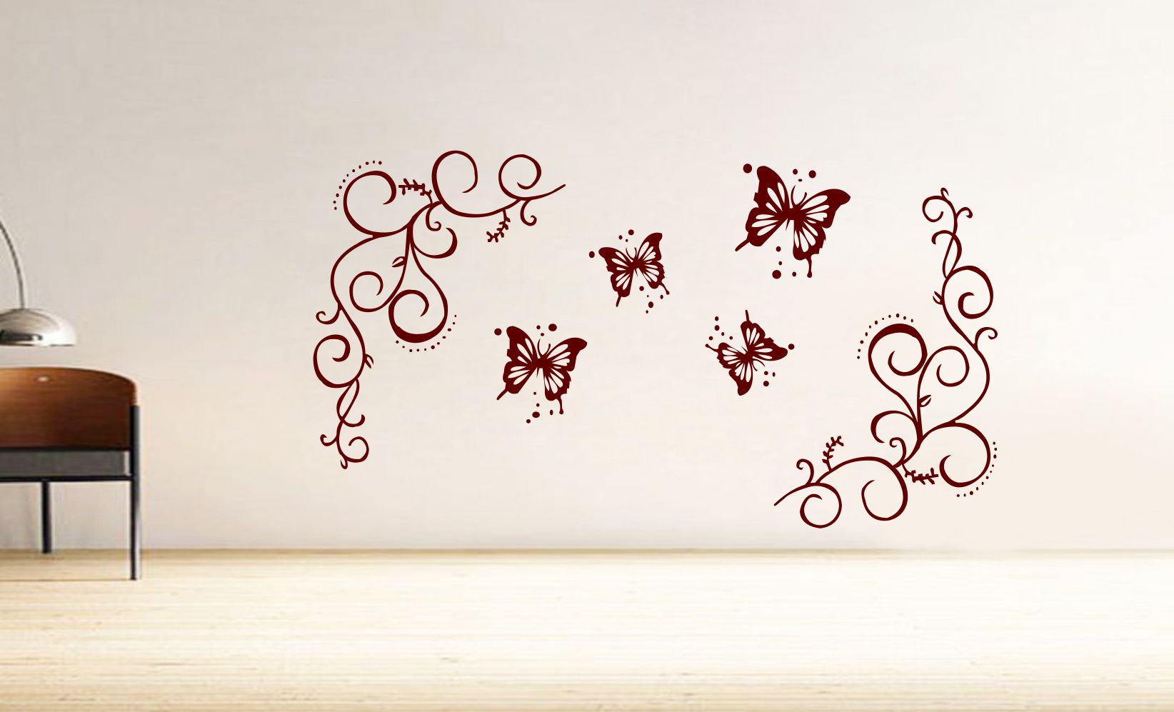     			Sticker Studio Butterflies Animals Theme PVC Sticker