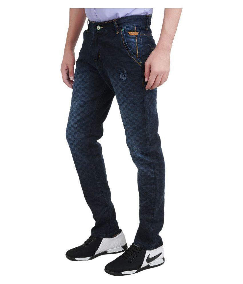 dark blue slim jeans