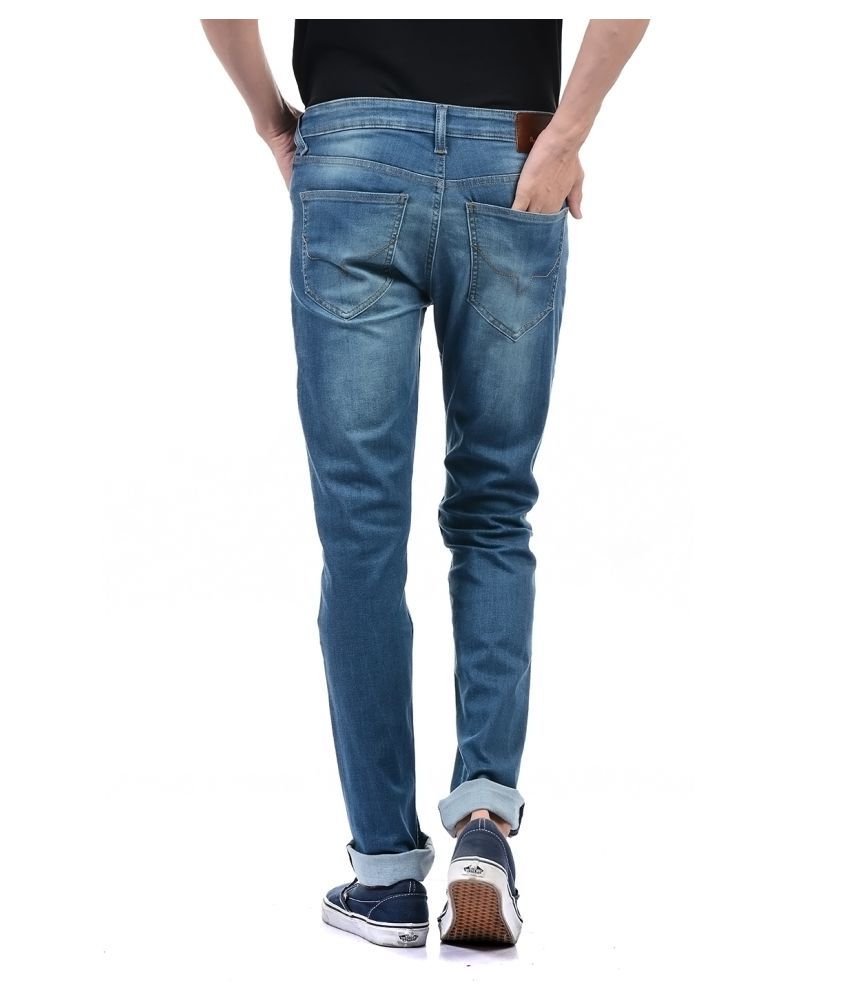Pepe Jeans Blue Regular Fit Jeans - Buy Pepe Jeans Blue Regular Fit Jeans Online at Best Prices 