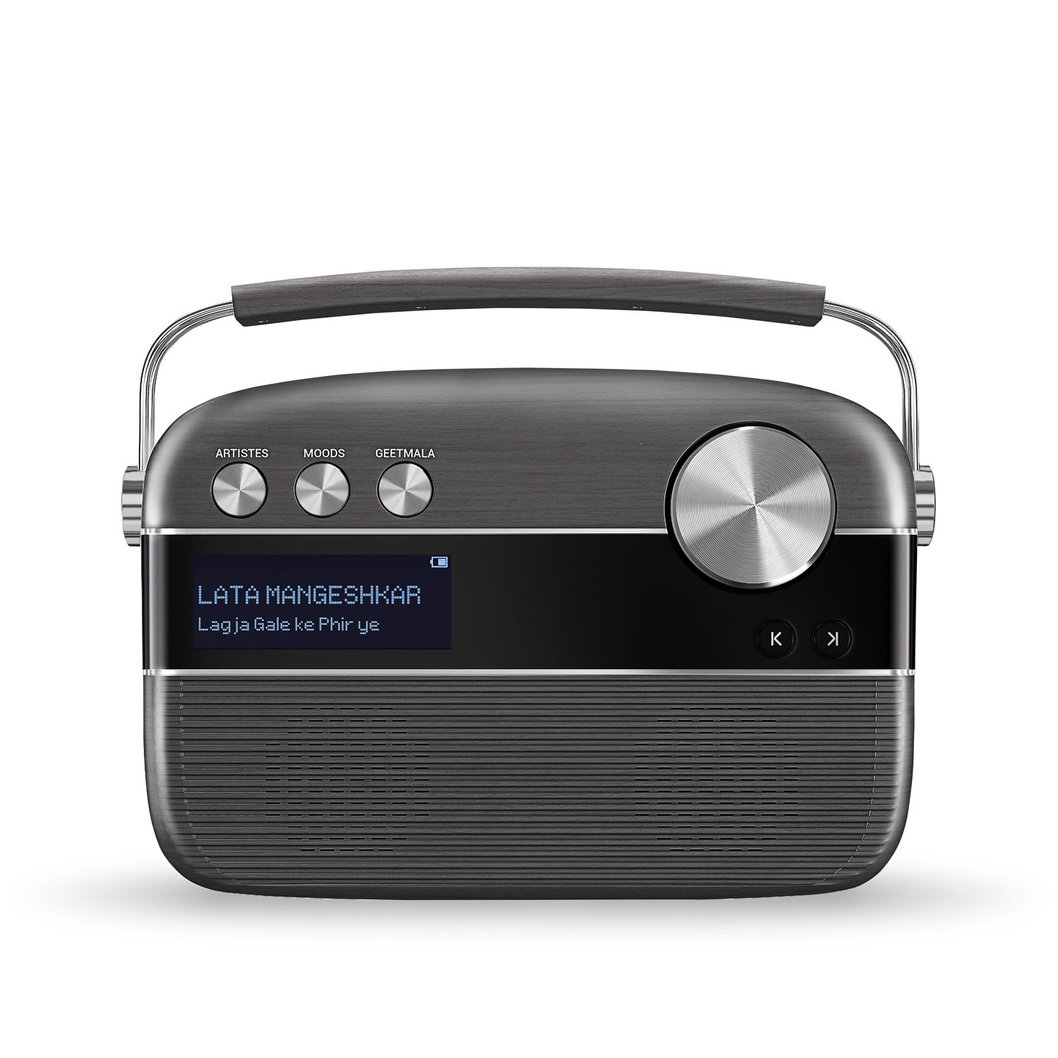     			Saregama Carvaan Charcoal Grey Bluetooth Speaker