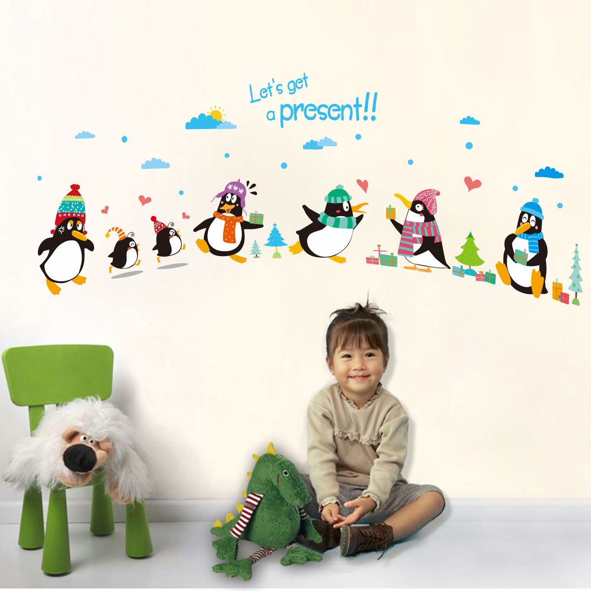     			Sticker Studio Lets get Cartoon Characters Theme PVC Sticker