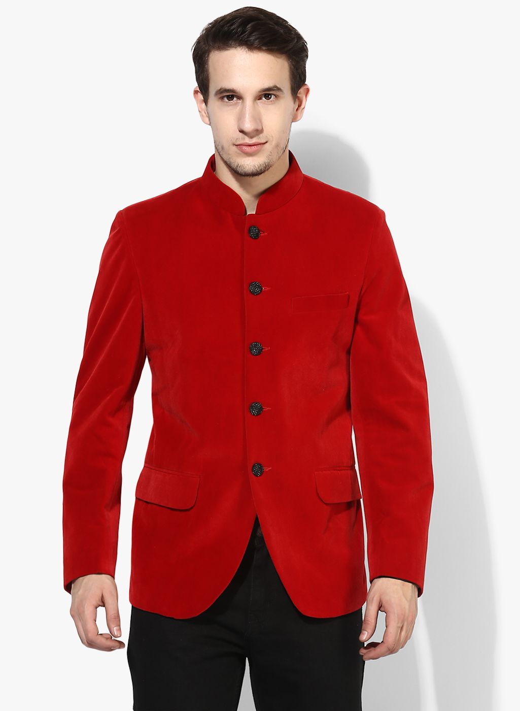     			Hangup - Red Velvet Regular Fit Men's Blazer ( Pack of 1 )
