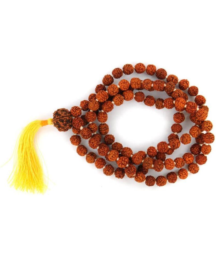     			Shivoham Shiv Shakti Kavach 5 Mukhi Rudraksha Mala 5 Face Rudraksha