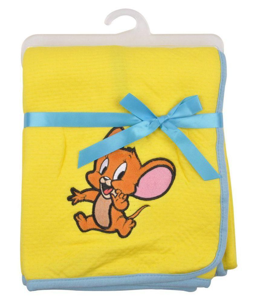 Disney Yellow Cotton Baby Blanket 102 Cm 76 Cm 1 Pcs Buy