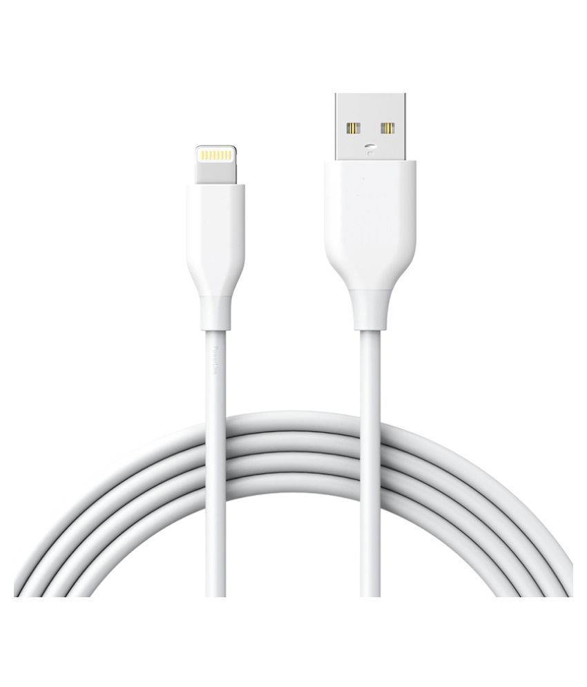     			Coskart Apple iPhone Data Cable White - 0.9 Meter