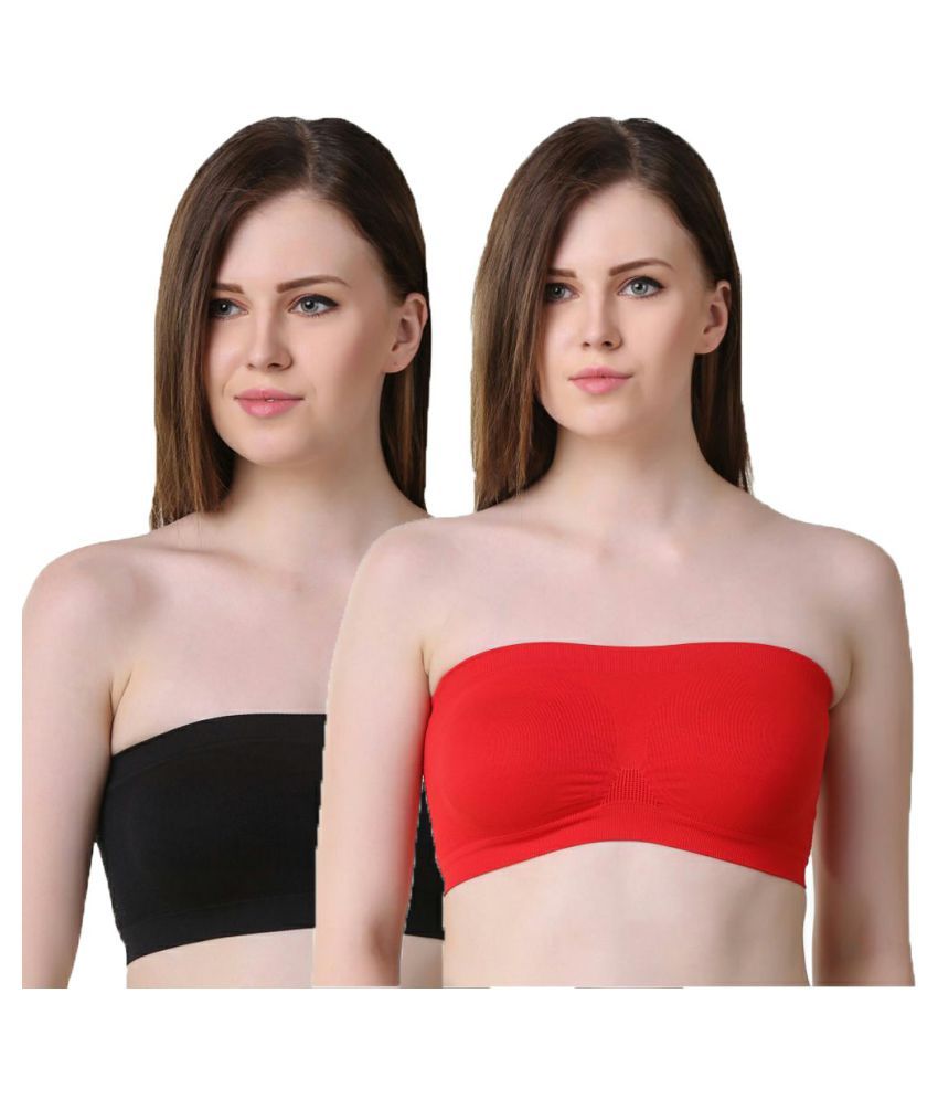 Buy Sek Cotton Lycra Tube Bra Multi Color Online At Best Prices In India Snapdeal 7671