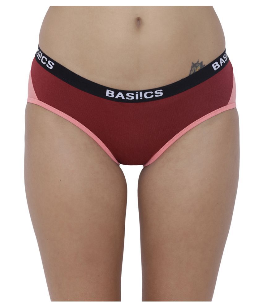     			BASIICS by La Intimo Cotton Hipsters