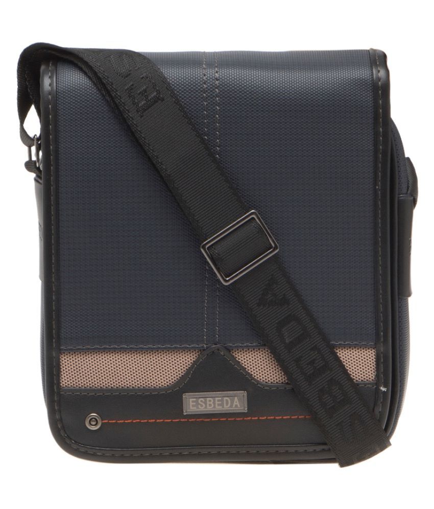 matty polyester sling bag