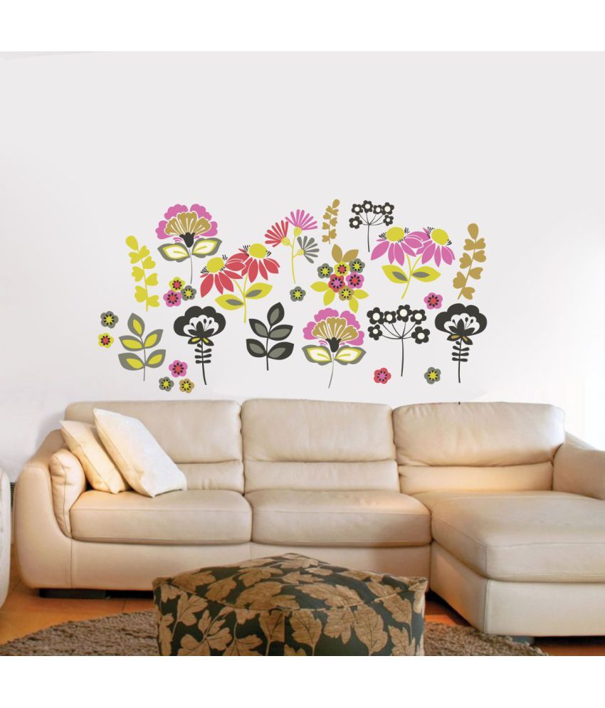     			Sticker Studio flowers Cartoon Characters Theme PVC Sticker