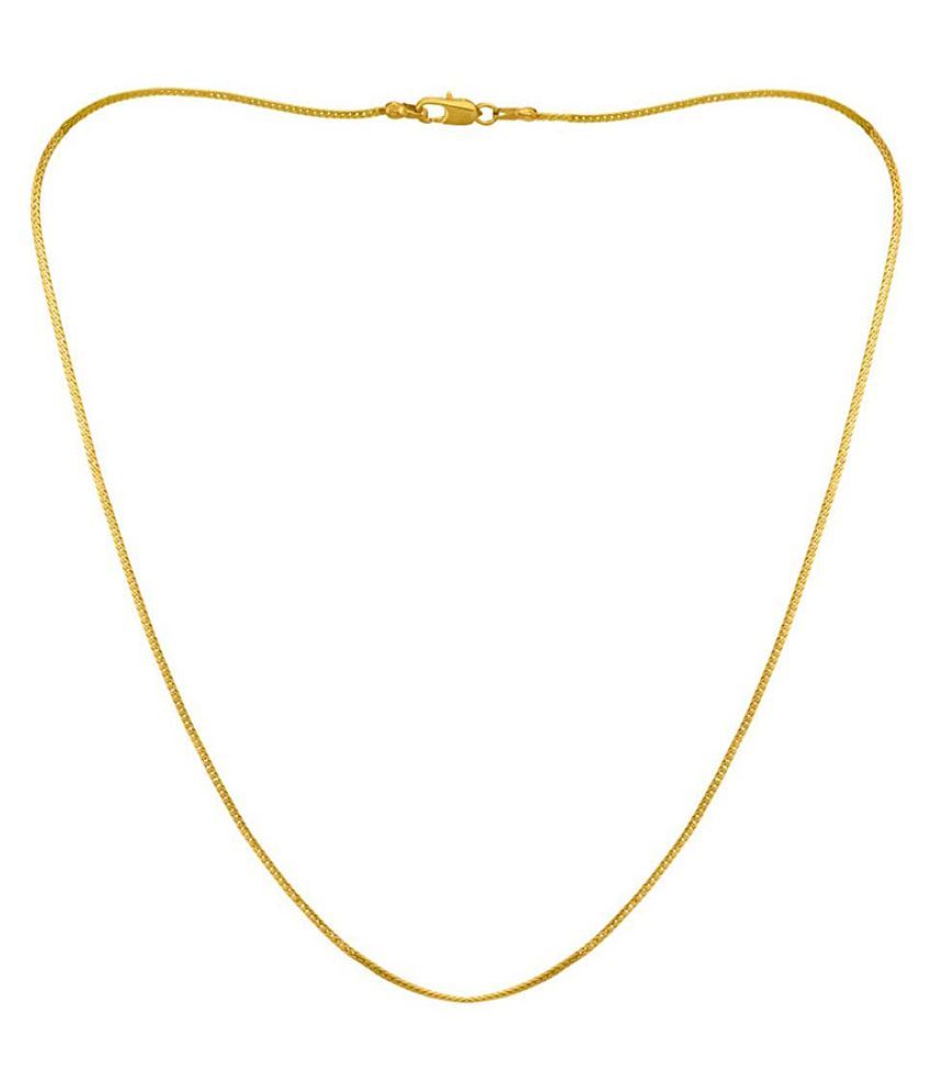 thin snake chain gold