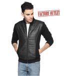 Campus Sutra Black Casual Jacket