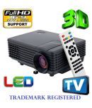 Everycom ORIGINAL 1920X1290 PIXEL FULL HD RD 805 LED PROJECTOR WITH HDMI CABLE TV VGA WITH INBUILT SPEAKER LED Projector 1920x1200 Pixels (WUXGA)