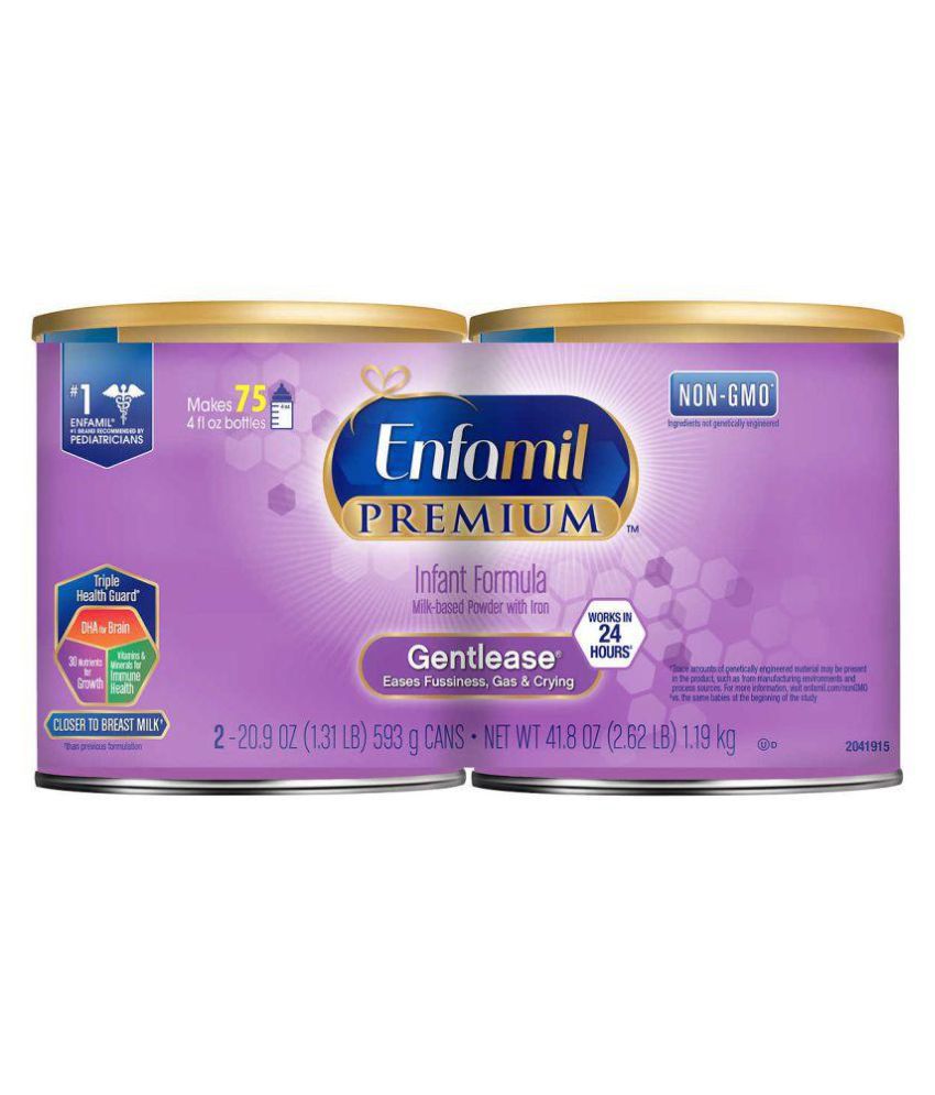 Enfamil Infant Formula for 6 Months + ( 593 gm ) Pack of 2: Buy Enfamil
