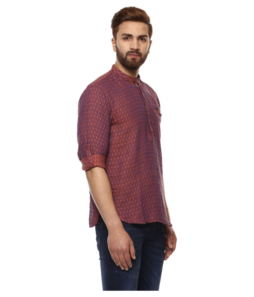 purple kurta shalwar